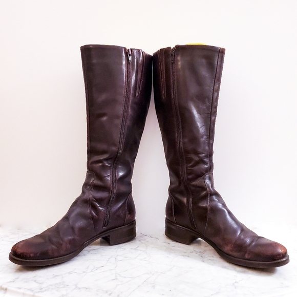 Tall, Brown, Side-Zip boot - Picture 3 of 8